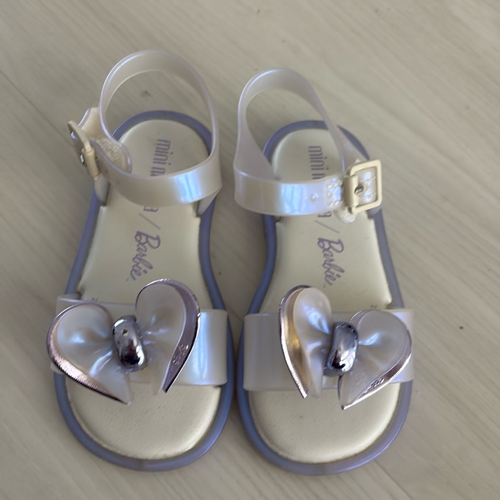 Mini Melissa X Barbie Mini Mar Sandals